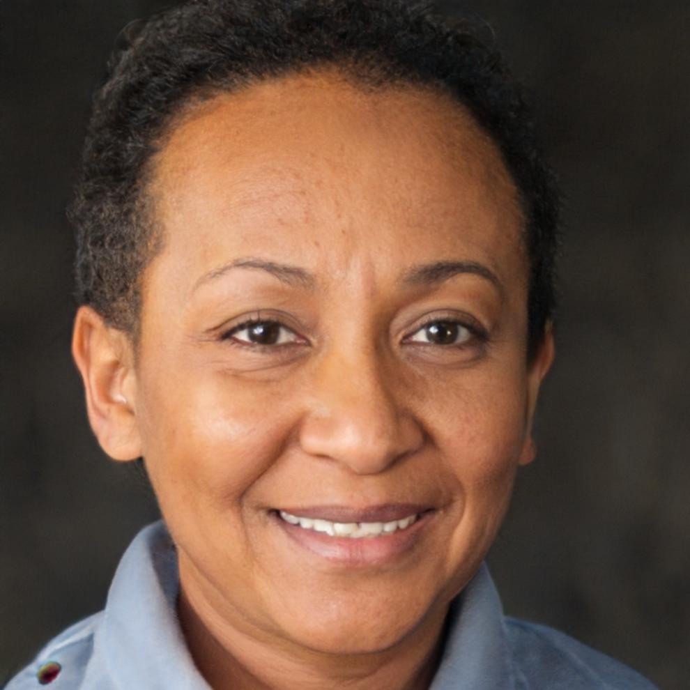 Retrato profesional de Montserrat Aguirre, especialista en gestión de riesgo financiero